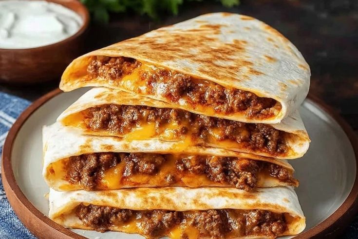 Ground Beef Quesadilla