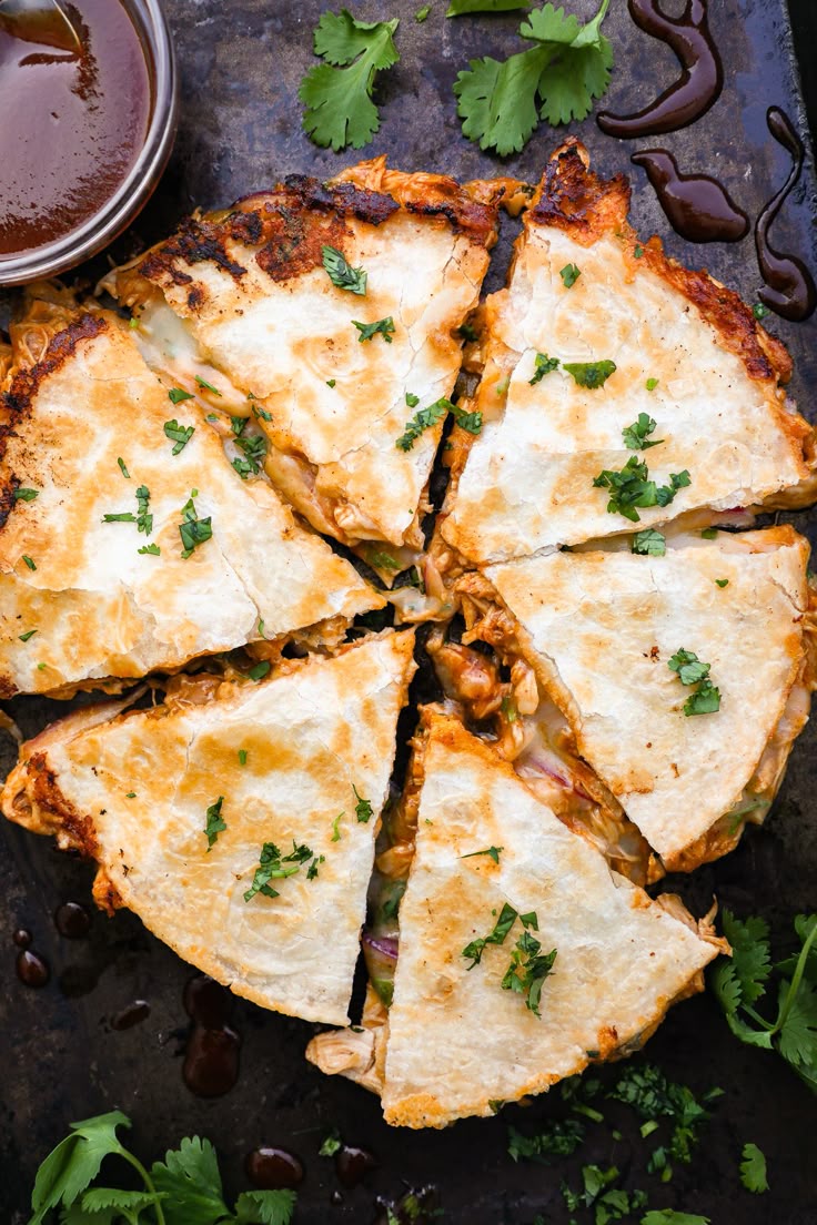 Crispy Chicken Quesadilla