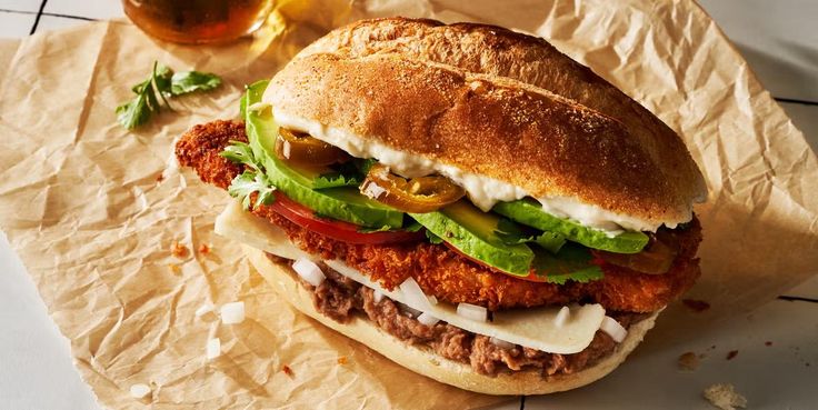 Crispy Chicken Torta
